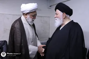 گرامیداشت شهدای خدمت در بیت آیت الله علم&zwnj;الهدی