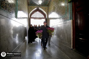 استقبال از بهار در حرم مطهر رضوی