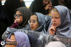 حضور تولیت آستان قدس رضوی در جمع دانش آموزان نابینای مشهدی