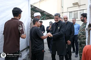 بازدید قائم مقام تولیت آستان قدس رضوی از موکب آبادانی&zwnj;ها
