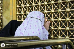 تشرف مددجویان موسسه خیریه توانبخشی همدم فتح المبین به حرم مطهر رضوی