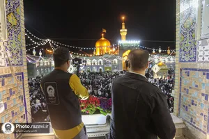 پوشش رسانه ای مراسم تحویل سال در حرم مطهر رضوی
