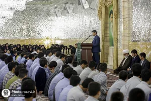 دیدار دانش&zwnj;آموزان مدارس امام رضا علیه&zwnj;السلام با تولیت آستان قدس رضوی