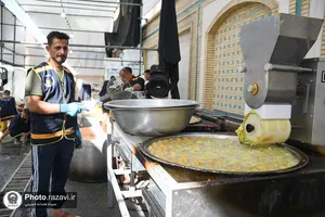مواکب خدمت رسان به زائران بارگاه منور رضوی-2