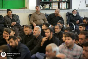 عزاداری شب تاسوعای حسینی با حضور تولیت آستان قدس رضوی