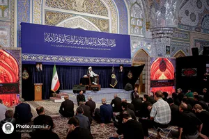 عزاداری شام اربعین حسینی در حرم مطهر رضوی