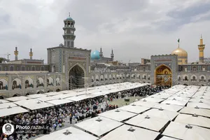 سایه بر سر زائران امام مهربانی