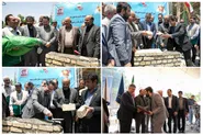 خشت‌گذاری نخستین مدرسه از طرح «شجره طیبه» در خمین