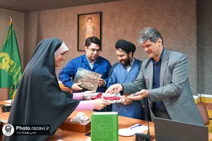 مراسم تقدیر از دانش&zwnj;آموزان کتاب&zwnj;خوان مدارس امام رضا(ع)