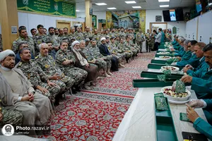 تشرف فرمانده نیروی پدافند هوایی ارتش جمهوری اسلامی ایران به حرم مطهر رضوی