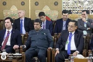 دیدار شرکت کنندگان بیست و هشتمین اجلاسیه سازمان اکو با تولیت آستان قدس رضوی-1