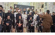 تشرف بازماندگان ناوشکن «دنا» به حرم مطهر رضوی