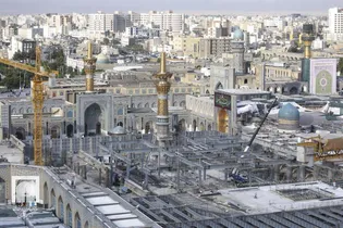 تجهیز رواق امیرالمؤمنین (ع) به تکنولوژی‌های روز | نخستین «صحن بام» حرم مطهر در راه است