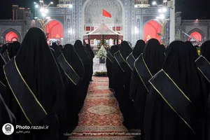آئین خطبه&zwnj;خوانی شب عاشورا در حرم مطهر رضوی-2