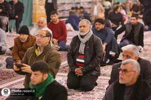 مراسم جشن مبعث پیامبر اکرم ویژه زائران عرب زبان در حرم مطهر رضوی