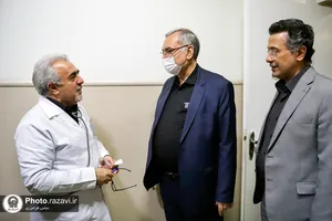 بازدید وزیر بهداشت از دارالشفای امام رضا علیه&zwnj;السلام