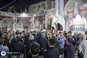عزاداری هیأت&zwnj;های مذهبی استان سیستان و بلوچستان در حسینیه حرم