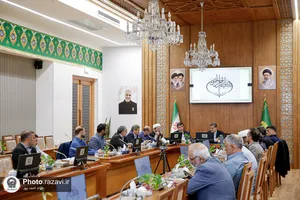 مراسم تکریم و معارفه مدیر بحران و پدافند غیرعامل آستان قدس رضوی