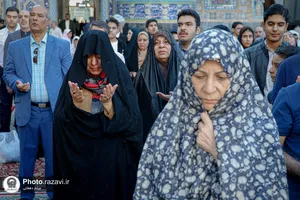 تشرف نخبگان و المپیادی کشور به حرم مطهر رضوی
