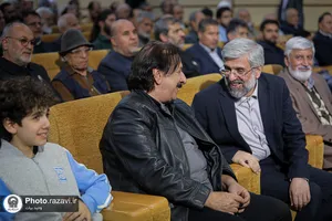 آیین تجلیل از مجید مجیدی در حرم مطهر رضوی
