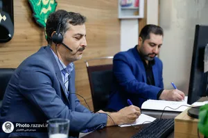 حضور معاون طرح و برنامه آستان قدس رضوی در سامانه 138