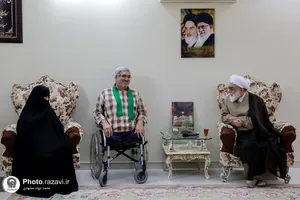 دیدار تولیت آستان قدس رضوی با جانبازان دفاع مقدس
