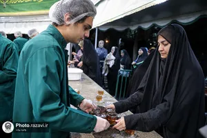 حضور رتبه&zwnj;های برتر کنکور سراسری و نخبگان علمی کشور در چایخانه حضرت رضا علیه&zwnj;السلام
