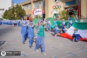 المپیاد ورزشی دانش&zwnj;آموزان دختر دبستان امام رضا علیه&zwnj;السلام