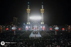 آئین خطبه&zwnj;خوانی شب عاشورا در حرم مطهر رضوی-2