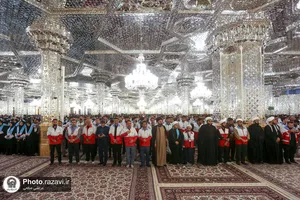 مراسم اذن خدمت ۳هزار داوطلب هلال احمر