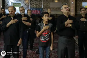 مراسم عزاداری دهه اول محرم در اردوگاه باغ خاتون
