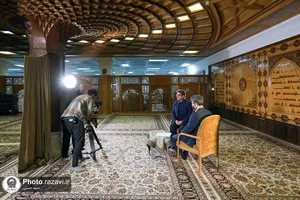 مصاحبه تصویری با معاون کتابخانه&zwnj;های سازمان کتابخانه&zwnj;ها، موزه&zwnj;ها و مرکز اسناد آستان قدس رضوی
