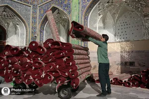 حال و هوای حرم مطهر رضوی در آستانه ولادت امام رضا علیه&zwnj;السلام