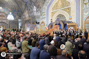 مراسم گرامیداشت حماسه ٩ دی در حرم مطهر رضوی - 2