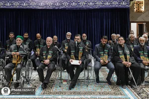 همایش پیرغلامان اهل بیت علیهم&zwnj;السلام در حرم مطهر رضوی