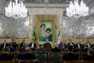 دیدار وزرا، سفرا و استانداران اجلاسیه دیپلماسی استانی با تولیت آستان قدس رضوی