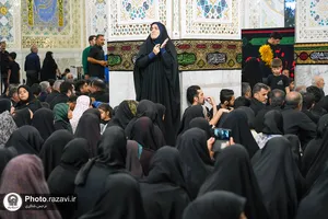 مراسم عزاداری ویژه ناشنوایان در حرم مطهر رضوی