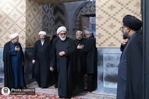 عزاداری ایام پایانی ماه صفر در حرم مطهر رضوی-1