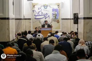 آخرین روز اعتکاف دانشجویی در حرم مطهر رضوی