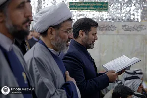 تشرف شیوخ عشایر عراق به حرم مطهر رضوی
