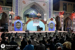 عزاداری هیئات مذهبی چهارمحال و بختیاری در حسینیه حرم