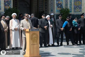 تشییع پیکر والده مکرمه آیت الله صدر حسینی