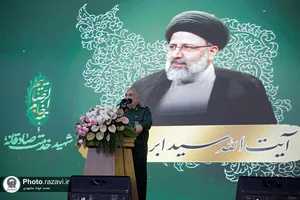 مراسم چهلم شهدای خدمت در حرم مطهر رضوی
