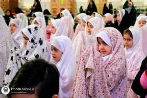 جشن ویژه نونهالان در حرم مطهر رضوی