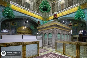 اصلاح نورپردازی روضه منور رضوی
