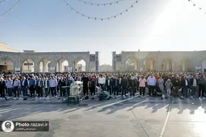 اقامه نماز عید سعید فطر در حرم مطهر رضوی - 2