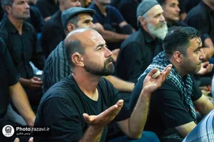 مراسم عزاداری ویژه ناشنوایان در حرم مطهر رضوی