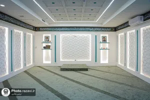 بازدید خواهران خدمه انتظامات حرم مطهر رضوی از خوابگاه &laquo;سرای نجمه خاتون سلام&zwnj;الله علیها&raquo;