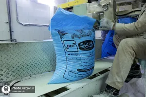 بازدید کارکنان آستان قدس رضوی از کارخانه آرد قدس رضوی