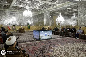 دیدار اعضای دبیرخانه شورای امر به معروف و نهی از منکر حرم با تولیت آستان قدس رضوی